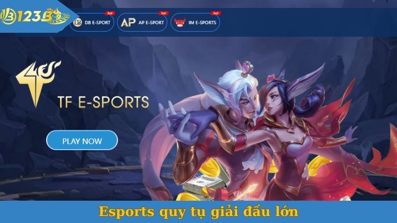 Esports quy tụ giải đấu lớn