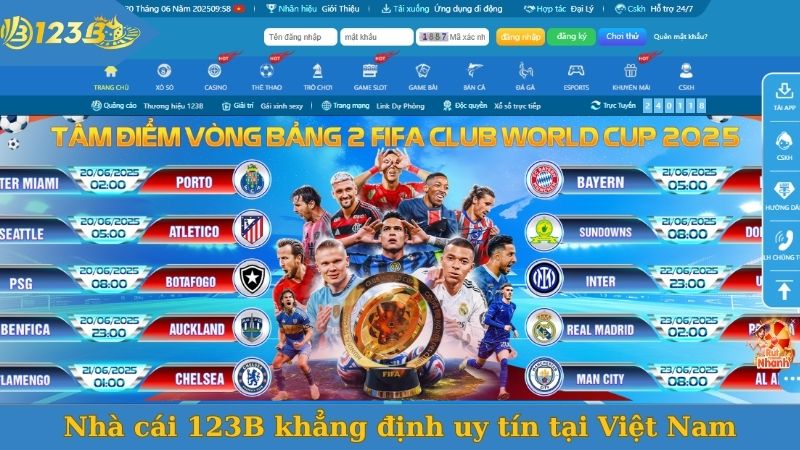 Nhà cái 123B khẳng định uy tín tại Việt Nam
