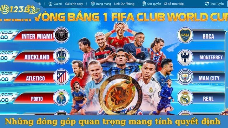 Những đóng góp quan trọng mang tính quyết định của nhà cái
