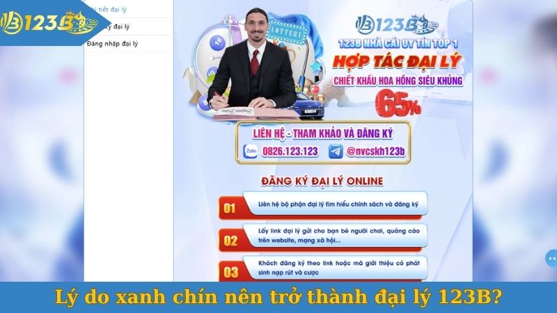 Lý do xanh chín nên trở thành đại lý 123B?